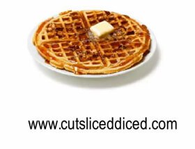 Pecan Biscuit Waffles