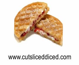 Tomato Waffled Cheese