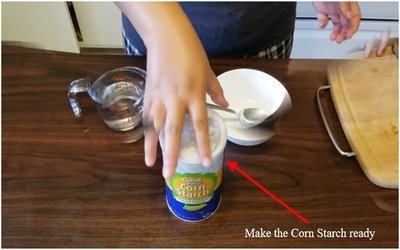 Make the Corn Starch ready