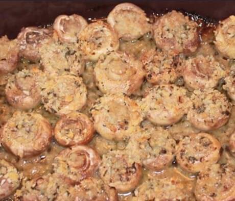 Roasted Garlic Mushrooms - Fabulous as an Appetizer or Side Dish
